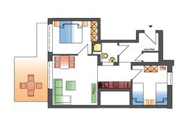 Grundriss • Villa Marin • Wohnung 04